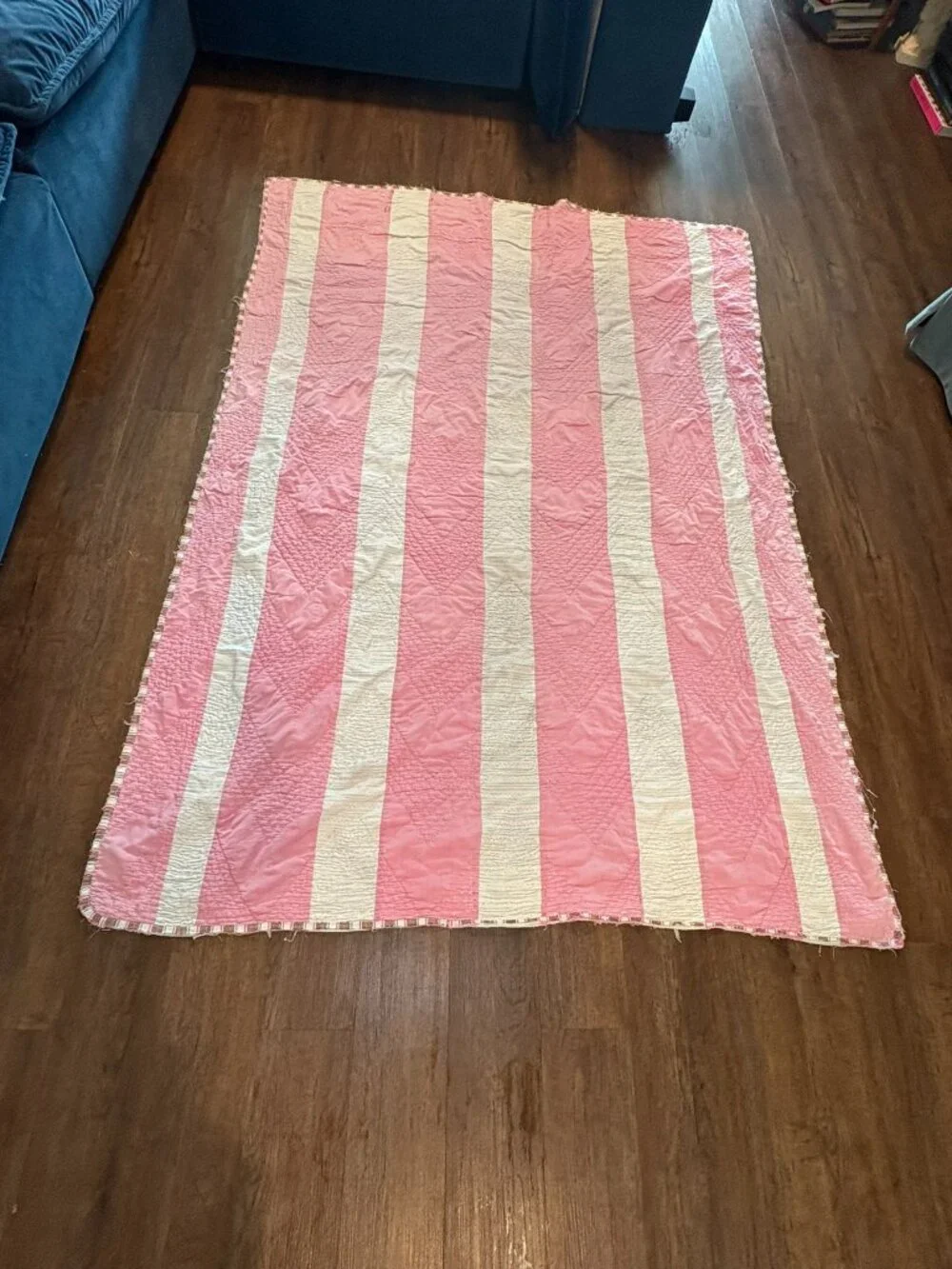 Vintage handmade pink